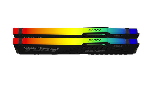 Kingston Technology FURY Beast 32 GB 5600 MT/s DDR5 CL36 DIMM (Kit da 2 moduli) RGB