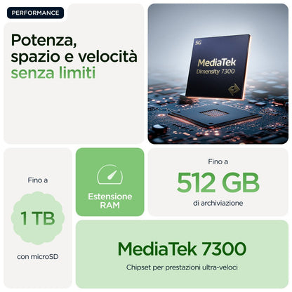 Motorola edge 60 con Moto AI (8/256GB, Fotocamera 50+50+10MP, selfie 50MP, Display 6.67" pOLED 120Hz, MediaTek Dimensity 24M,