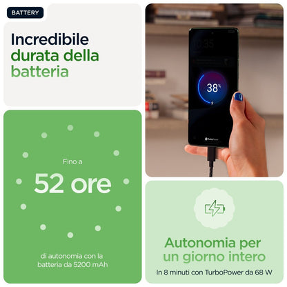 Motorola edge 60 con Moto AI (8/256GB, Fotocamera 50+50+10MP, selfie 50MP, Display 6.67" pOLED 120Hz, MediaTek Dimensity 24M,