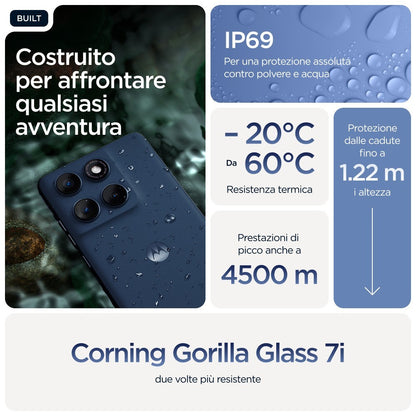 Motorola edge 60 con Moto AI (8/256GB, Fotocamera 50+50+10MP, selfie 50MP, Display 6.67" pOLED 120Hz, MediaTek Dimensity 24M,