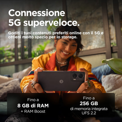 Motorola moto G35 5G 17,1 cm (6.72") Doppia SIM Android 14 USB tipo-C 4 GB 128 GB 5000 mAh Nero