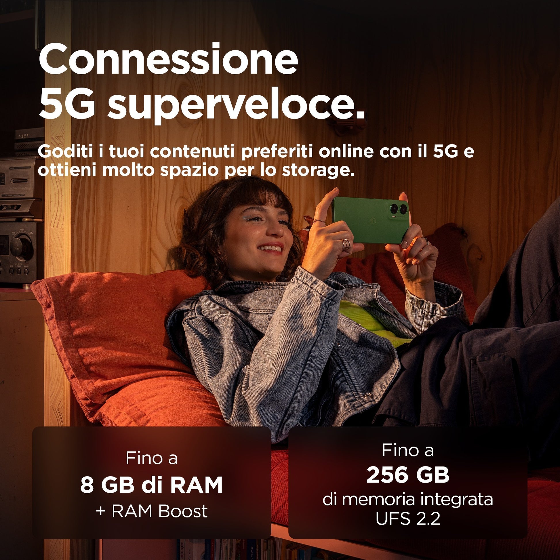 Motorola moto g35 5G 17,1 cm (6.72") Doppia SIM Android 14 USB tipo-C 4 GB 128 GB 5000 mAh Verde