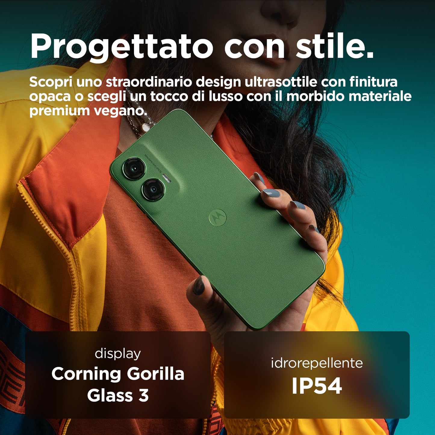 Motorola moto g35 5G 17,1 cm (6.72") Doppia SIM Android 14 USB tipo-C 4 GB 128 GB 5000 mAh Verde