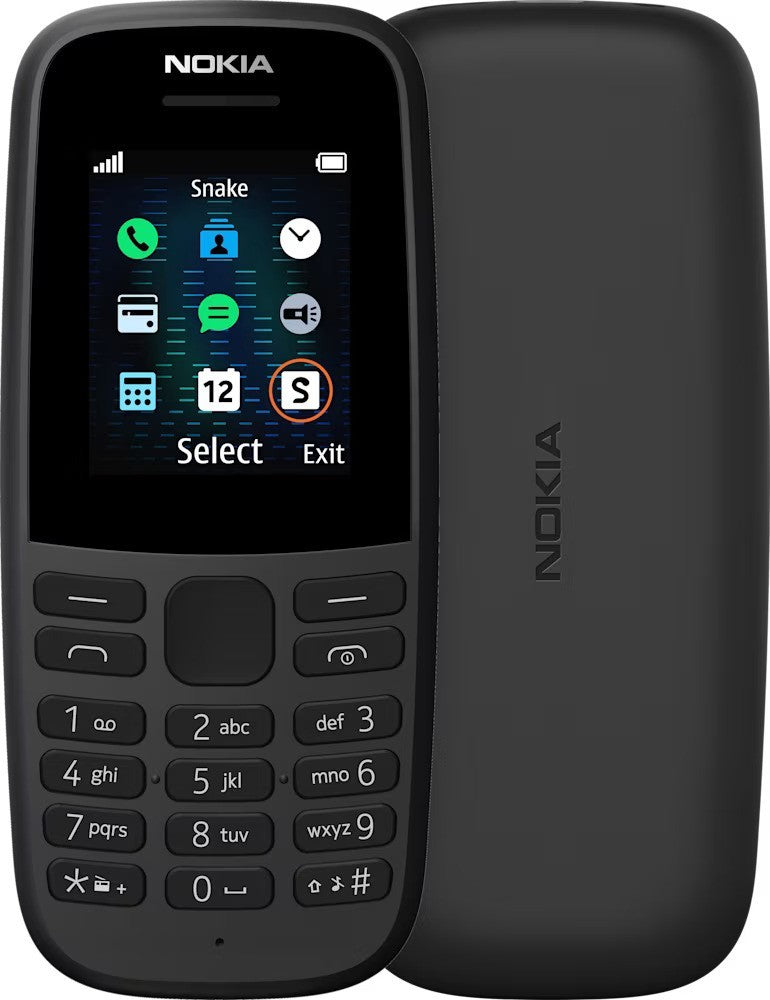 Nokia 105 2019 4,5 cm (1.77") 74,04 g Nero Telefono cellulare basico