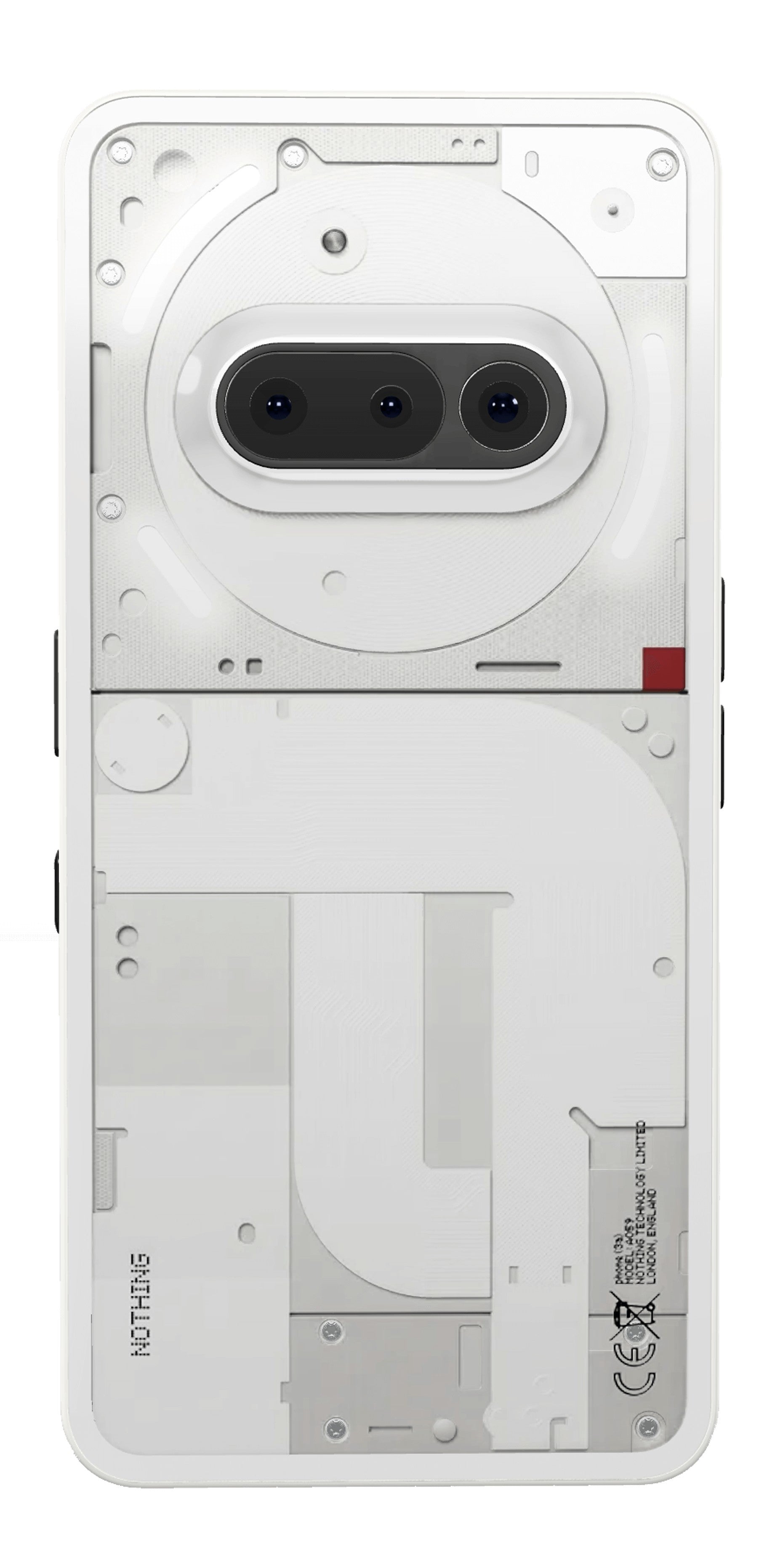 Nothing Phone (3a) 17,2 cm (6.77") Doppia SIM Android 15 5G USB tipo-C 12 GB 256 GB 5000 mAh Bianco