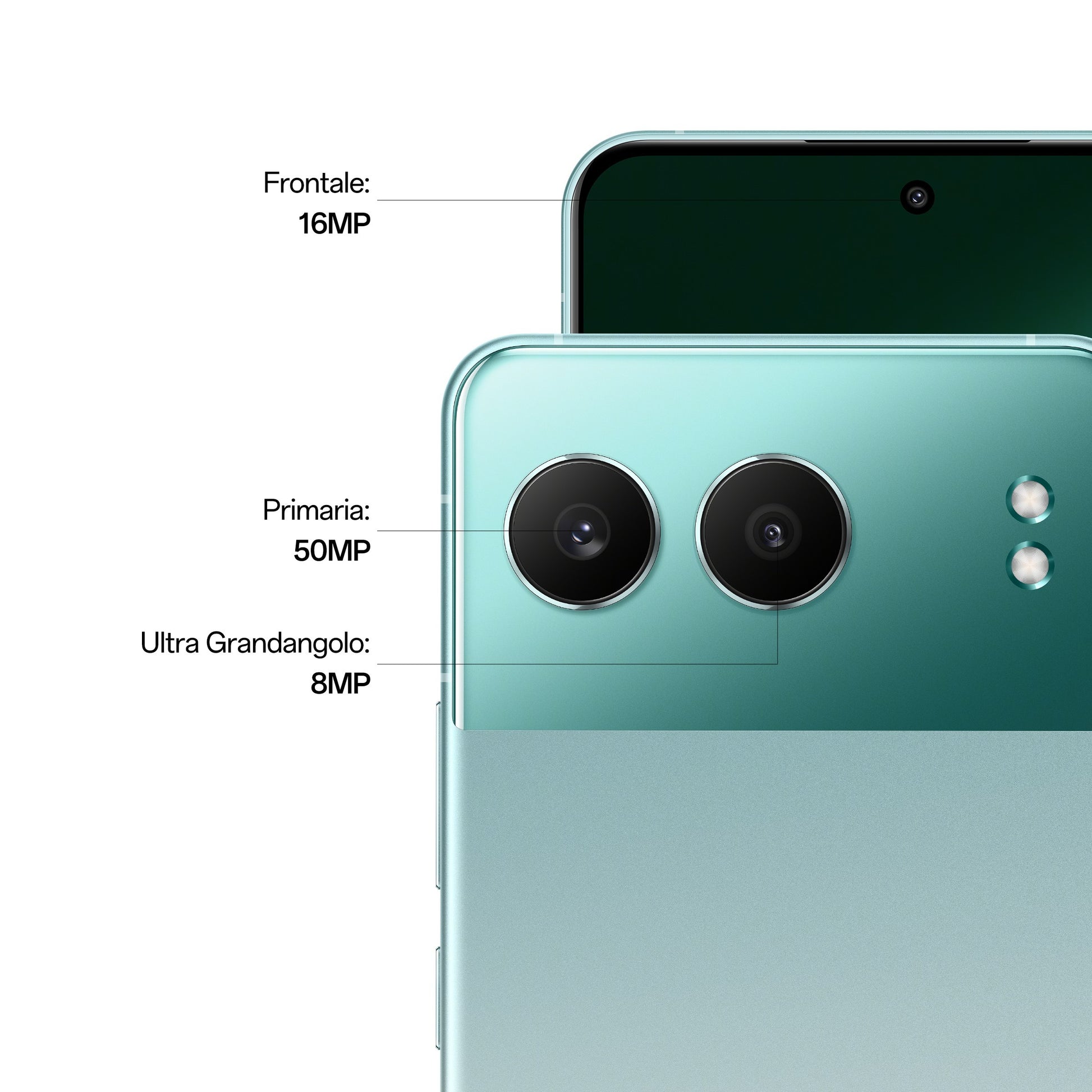 OnePlus Nord Nord4 Smartphone, Doppia fotocamera 50+8MP, Selfie 16MP, Display 6.74” 120HZ AMOLED FHD+, 5500mAh, RAM