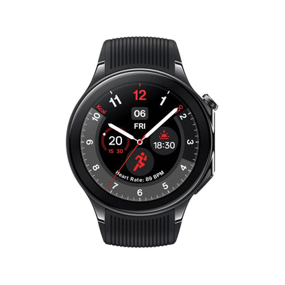 OnePlus Watch 2 3,63 cm (1.43") AMOLED 47 mm Digitale 466 x 466 Pixel Touch screen Nero Wi-Fi GPS (satellitare)