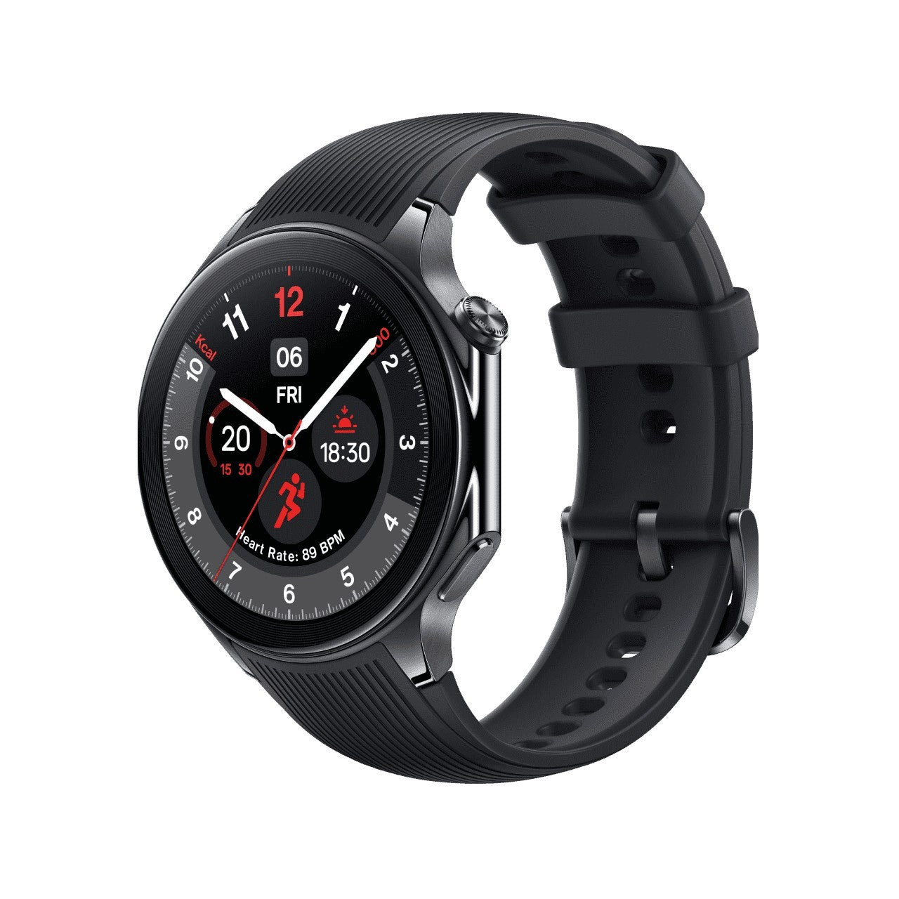 OnePlus Watch 2 3,63 cm (1.43") AMOLED 47 mm Digitale 466 x 466 Pixel Touch screen Nero Wi-Fi GPS (satellitare)