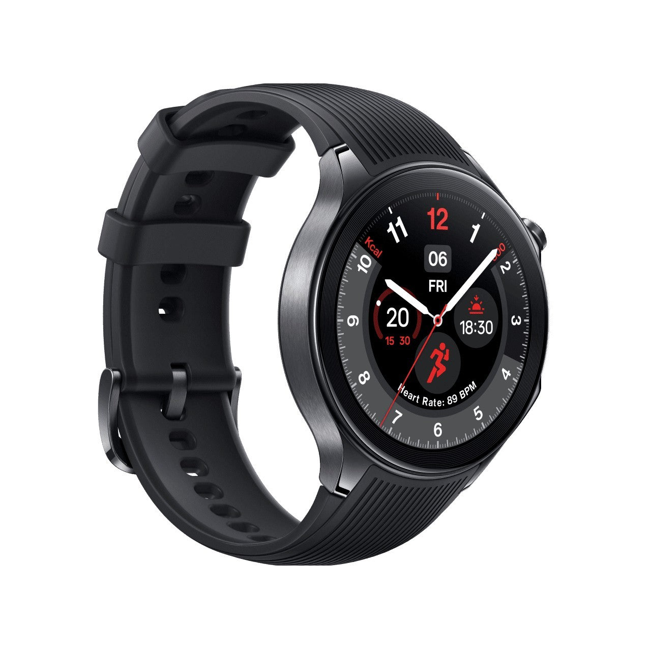 OnePlus Watch 2 3,63 cm (1.43") AMOLED 47 mm Digitale 466 x 466 Pixel Touch screen Nero Wi-Fi GPS (satellitare)