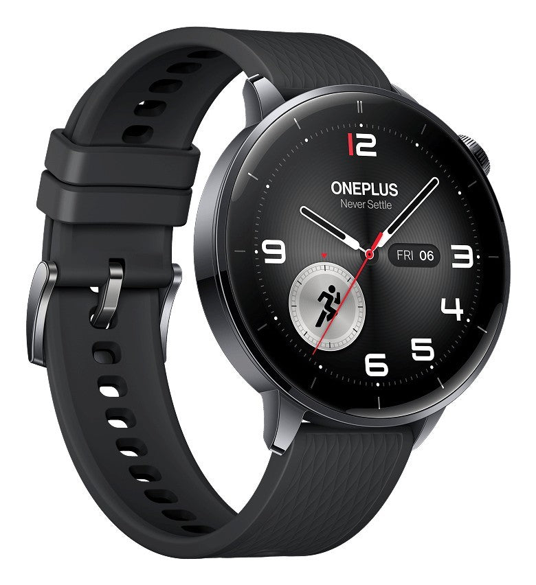 OnePlus Watch 3 43mm 3,35 cm (1.32") AMOLED Digitale 466 x 466 Pixel Touch screen Nero, Titanio Wi-Fi GPS (satellitare)