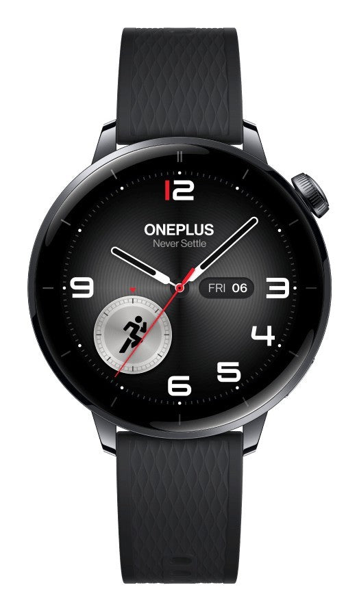 OnePlus Watch 3 43mm 3,35 cm (1.32") AMOLED Digitale 466 x 466 Pixel Touch screen Nero, Titanio Wi-Fi GPS (satellitare)