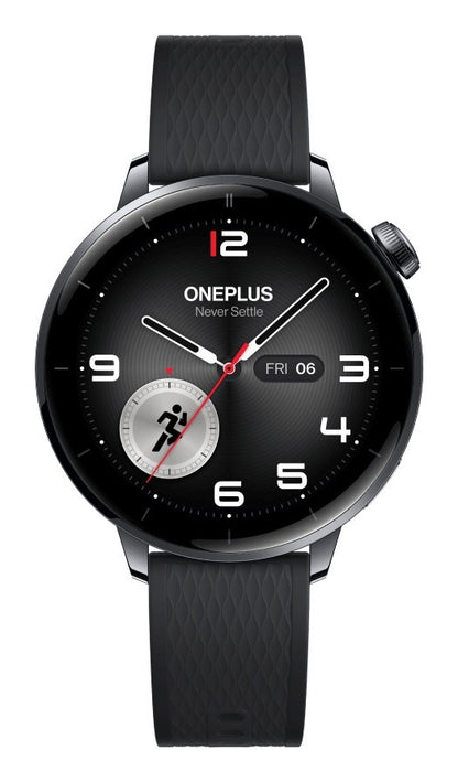 OnePlus Watch 3 43mm 3,35 cm (1.32") AMOLED Digitale 466 x 466 Pixel Touch screen Nero, Titanio Wi-Fi GPS (satellitare)