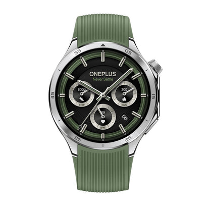 OnePlus Watch 3 46mm 3,81 cm (1.5") AMOLED Digitale 466 x 466 Pixel Touch screen Argento Wi-Fi GPS (satellitare)