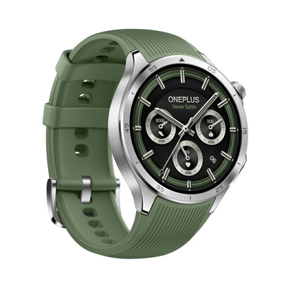 OnePlus Watch 3 46mm 3,81 cm (1.5") AMOLED Digitale 466 x 466 Pixel Touch screen Argento Wi-Fi GPS (satellitare)