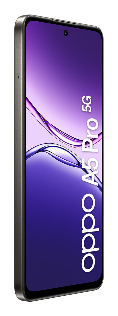 OPPO A5 Pro 5G Smartphone, Foto AI 50MP, Frontale 8MP, Display 6.67” 120HZ LCD HD+, 5800mAh, RAM 8(Esp4GB/6GB/8GB)+ROM 256GB