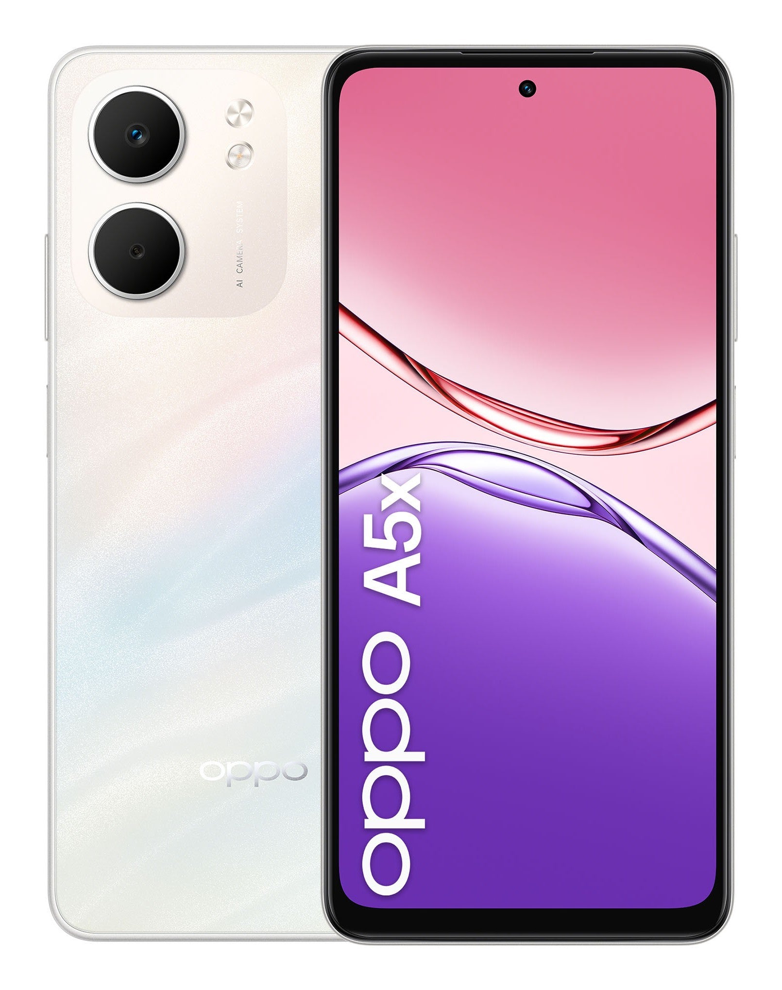 OPPO A5x Smartphone, Foto AI 32MP, Frontale 5MP, Display 6.67” 90HZ LCD HD+, 6000mAh, RAM 4(Esp1GB/2GB/4GB)+ROM 128GB (esp1TB),