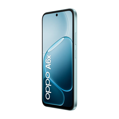 OPPO A6x AI Smartphone, doppia fotocamera 13MP+QVGA, Selfie 5MP, Display 6.75” 120HZ IPS HD+, 6100mAh, RAM