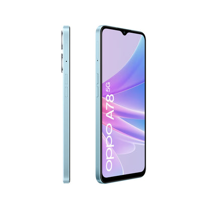 OPPO A78 5G 16,7 cm (6.56") Doppia SIM Android 13 USB tipo-C 128 GB 5000 mAh Blu