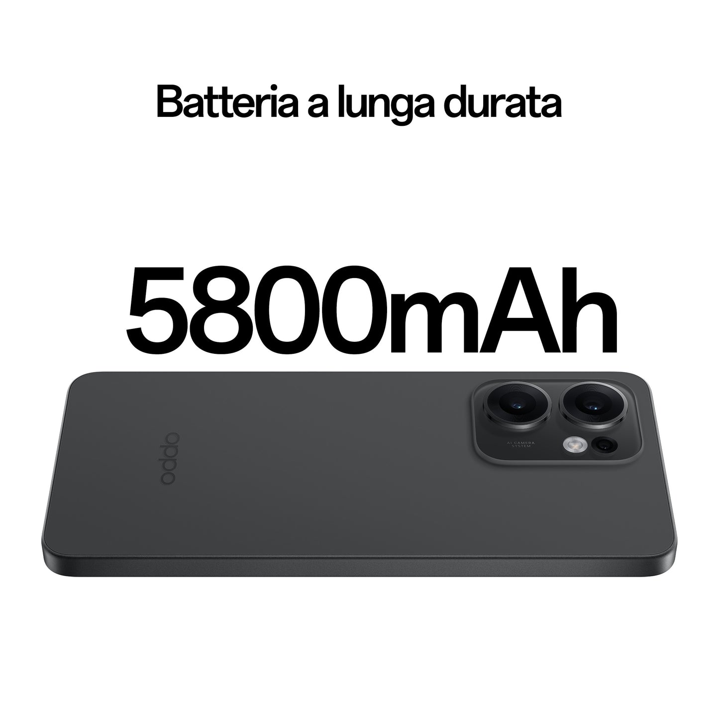 OPPO Reno13 F 5G AI Smartphone, Tripla fotocamera 50+8+2MP, Selfie 32MP, Display 6.67” 120HZ AMOLED FHD+, 5800mAh, RAM