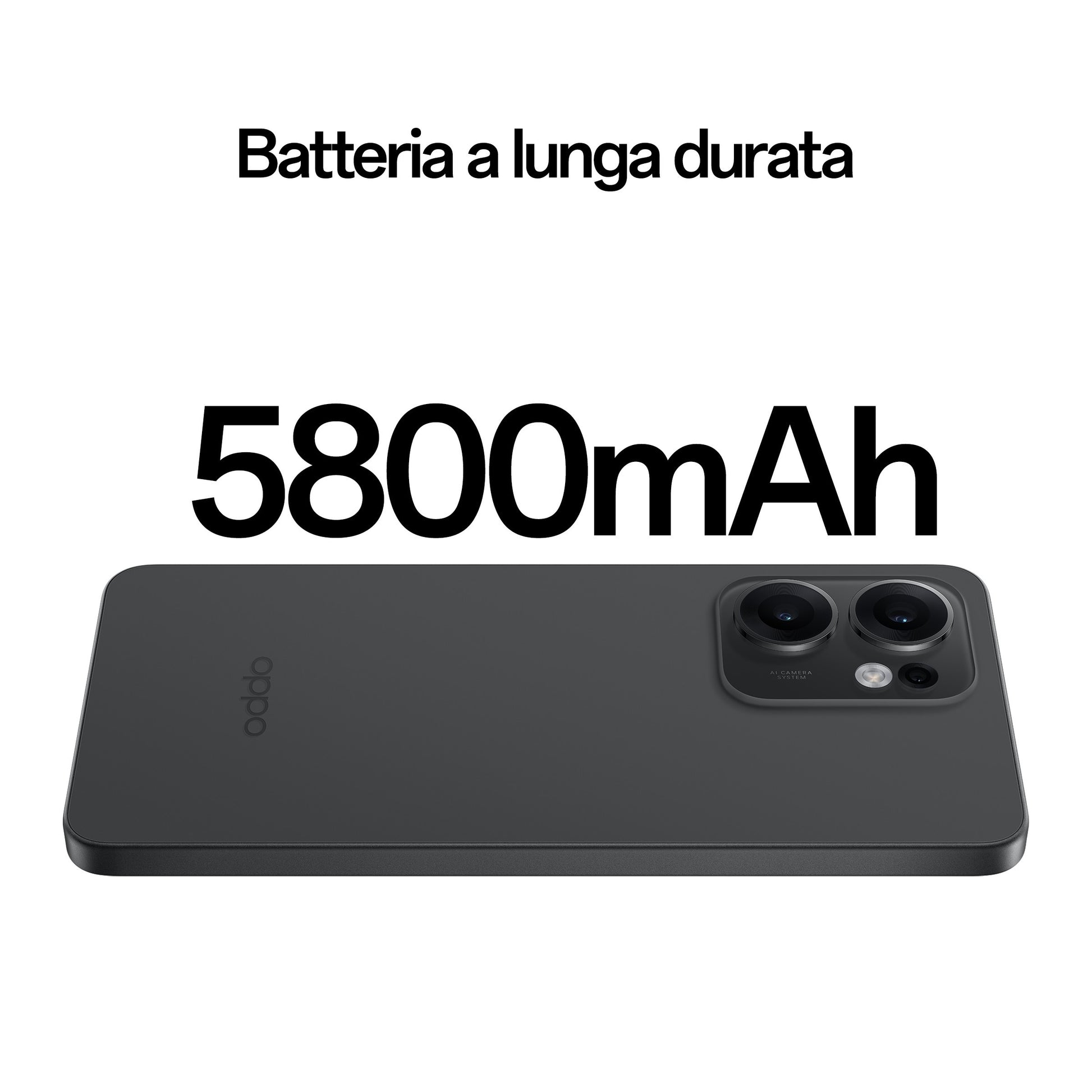 OPPO Reno13 F 5G AI Smartphone, Tripla fotocamera 50+8+2MP, Selfie 32MP, Display 6.67” 120HZ AMOLED FHD+, 5800mAh, RAM