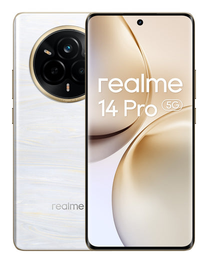 realme 14 Pro 5G 17,2 cm (6.77") Doppia SIM Android 15 USB tipo-C 12 GB 512 GB 6000 mAh Bianco