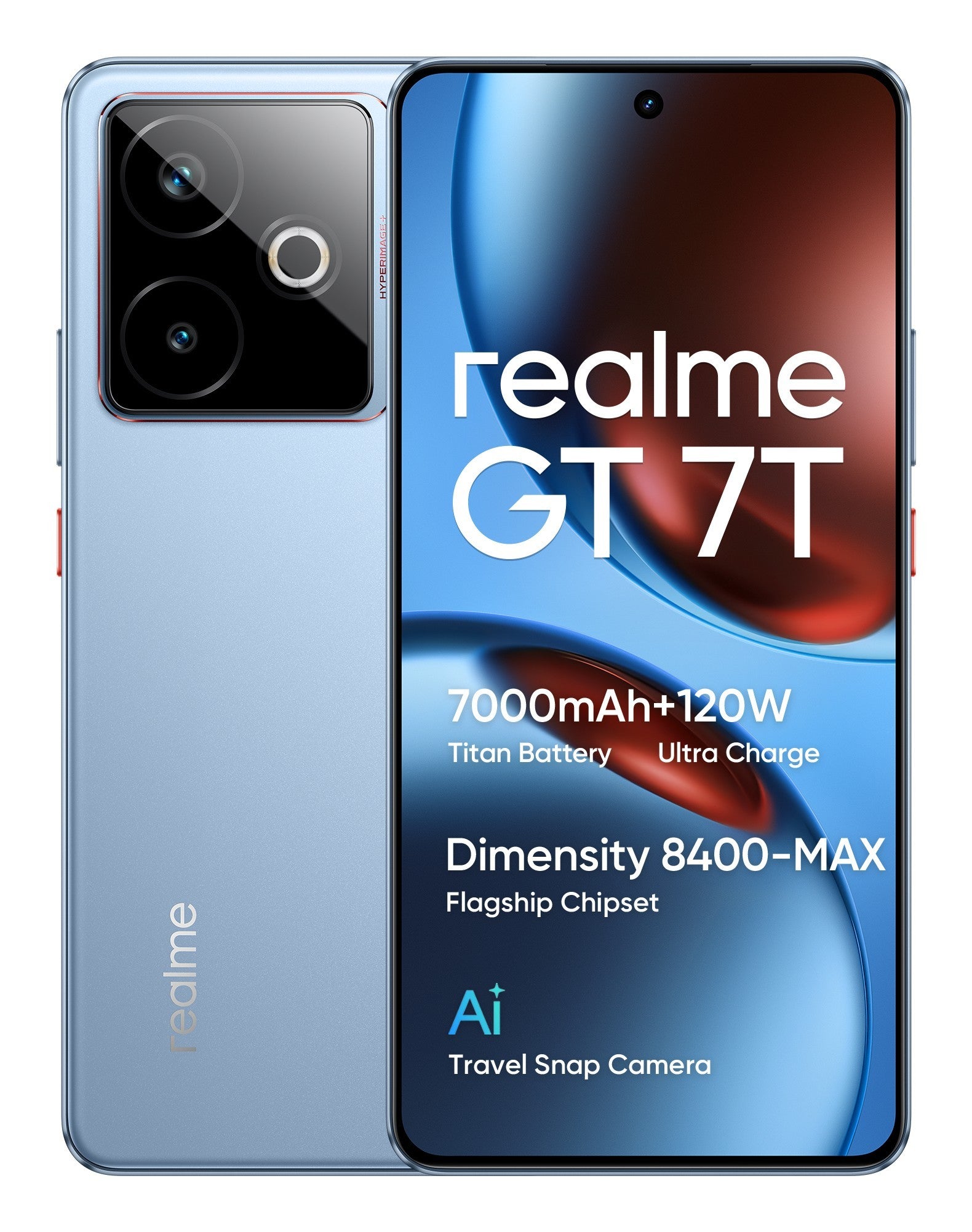 realme GT 7T 17,3 cm (6.8") Doppia SIM Android 15 5G USB tipo-C 12 GB 512 GB 7000 mAh Blu