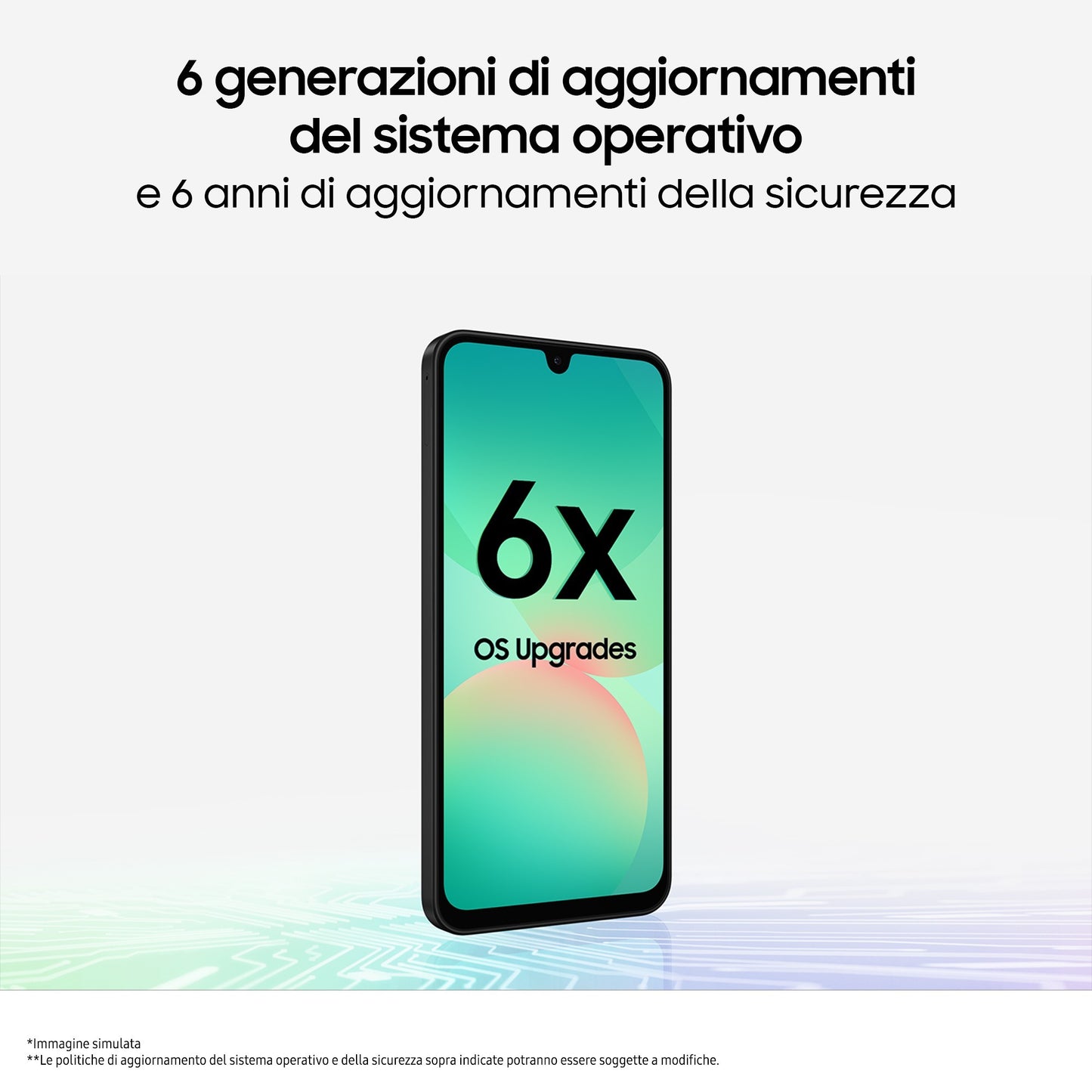 Samsung Galaxy A26 5G, Smartphone con Funzioni intelligenti, Display Super AMOLED 6.7”, 6GB RAM, 128GB, Batteria 5.000 mAh,