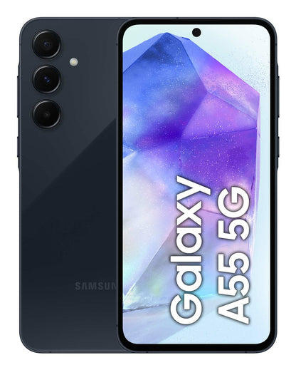 Samsung Galaxy A55 5G Display FHD+ Super AMOLED 6.6”, Android 14, 8GB RAM, 128GB, Dual SIM, Batteria 5.000 mAh, Awesome Navy