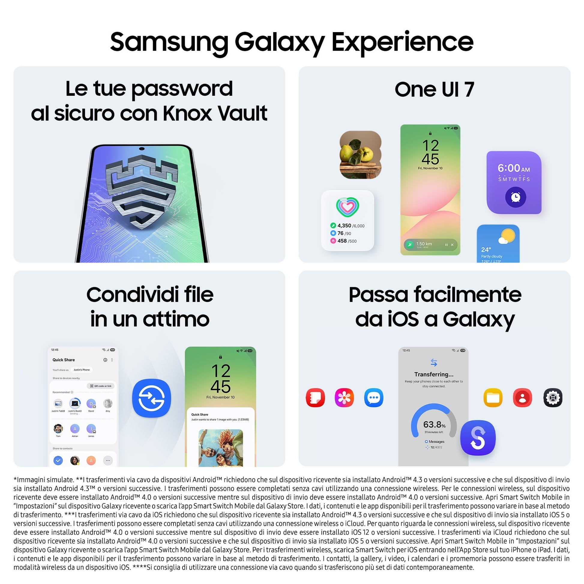 Samsung Galaxy A56 5G, Smartphone con Funzioni intelligenti, Display Super AMOLED 6.7”, 8GB RAM, 128GB, Camera 50MP, Batteria