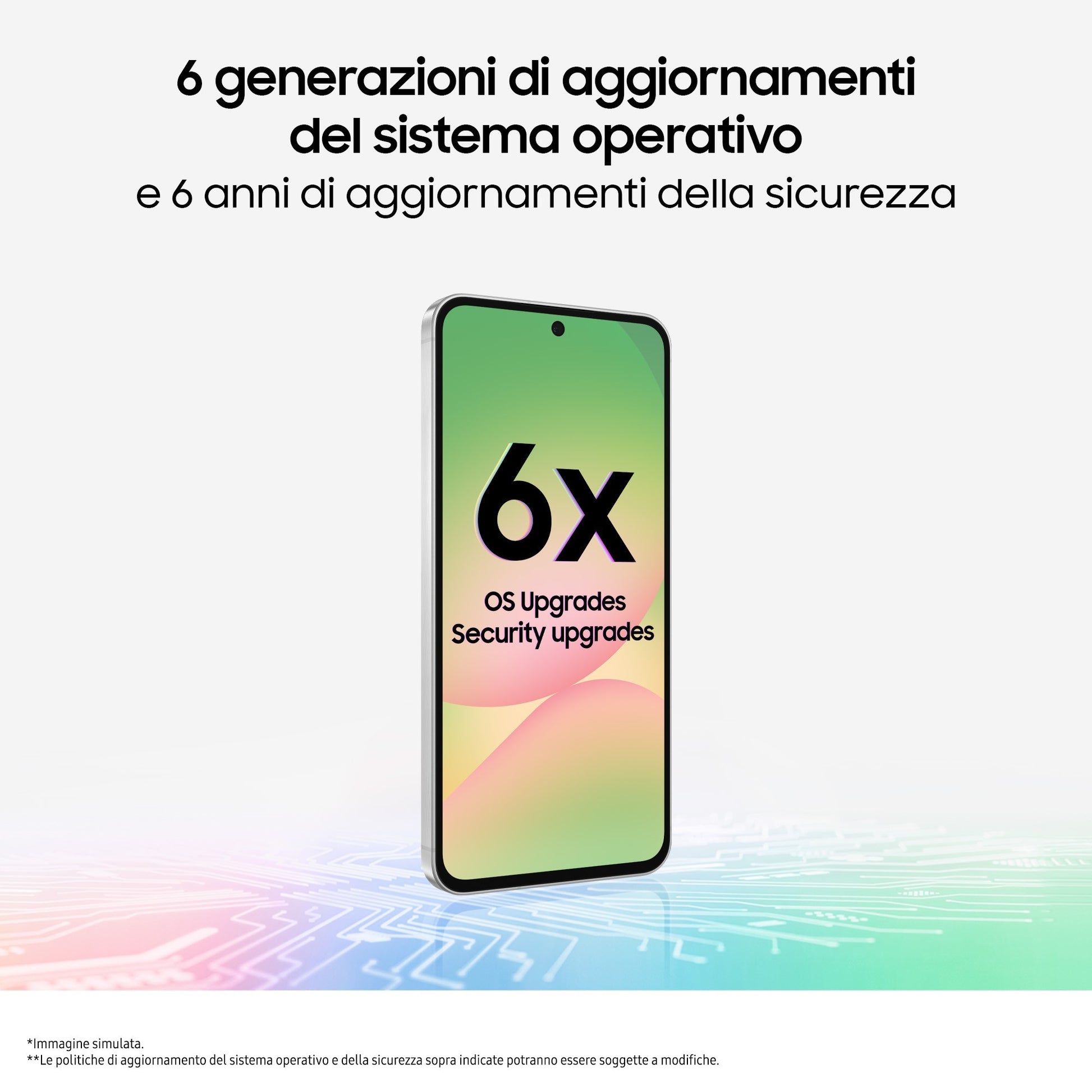 Samsung Galaxy A56 5G, Smartphone con Funzioni intelligenti, Display Super AMOLED 6.7”, 8GB RAM, 256GB, Camera 50MP, Batteria