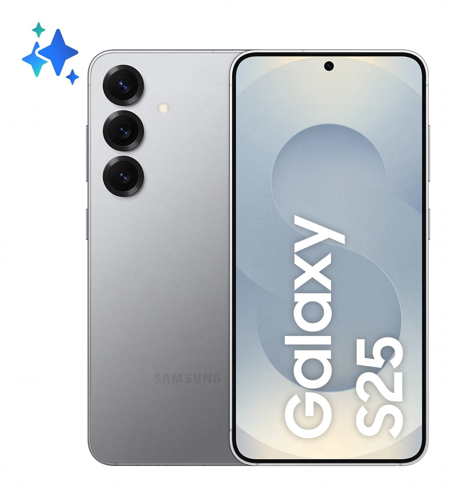 Samsung Galaxy S25 Smartphone AI, Display 6.2'' FHD+ Dynamic AMOLED 2X, Fotocamera 50MP, RAM 12GB, 128GB, 4.000 mAh, Silver