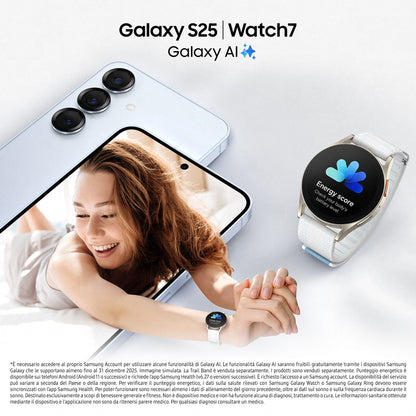 Samsung Galaxy S25 Smartphone AI, Display 6.2'' FHD+ Dynamic AMOLED 2X, Fotocamera 50MP, RAM 12GB, 128GB, 4.000 mAh, Silver