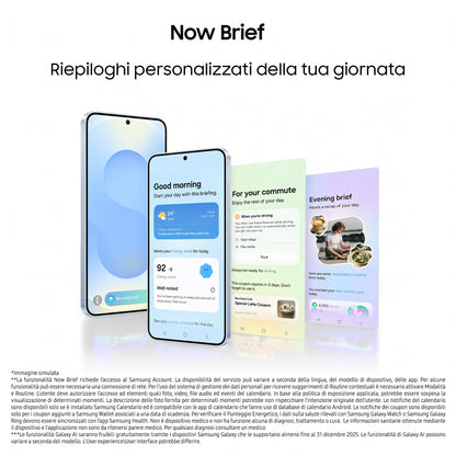 Samsung Galaxy S25 Smartphone AI, Display 6.2'' FHD+ Dynamic AMOLED 2X, Fotocamera 50MP, RAM 12GB, 128GB, 4.000 mAh, Silver