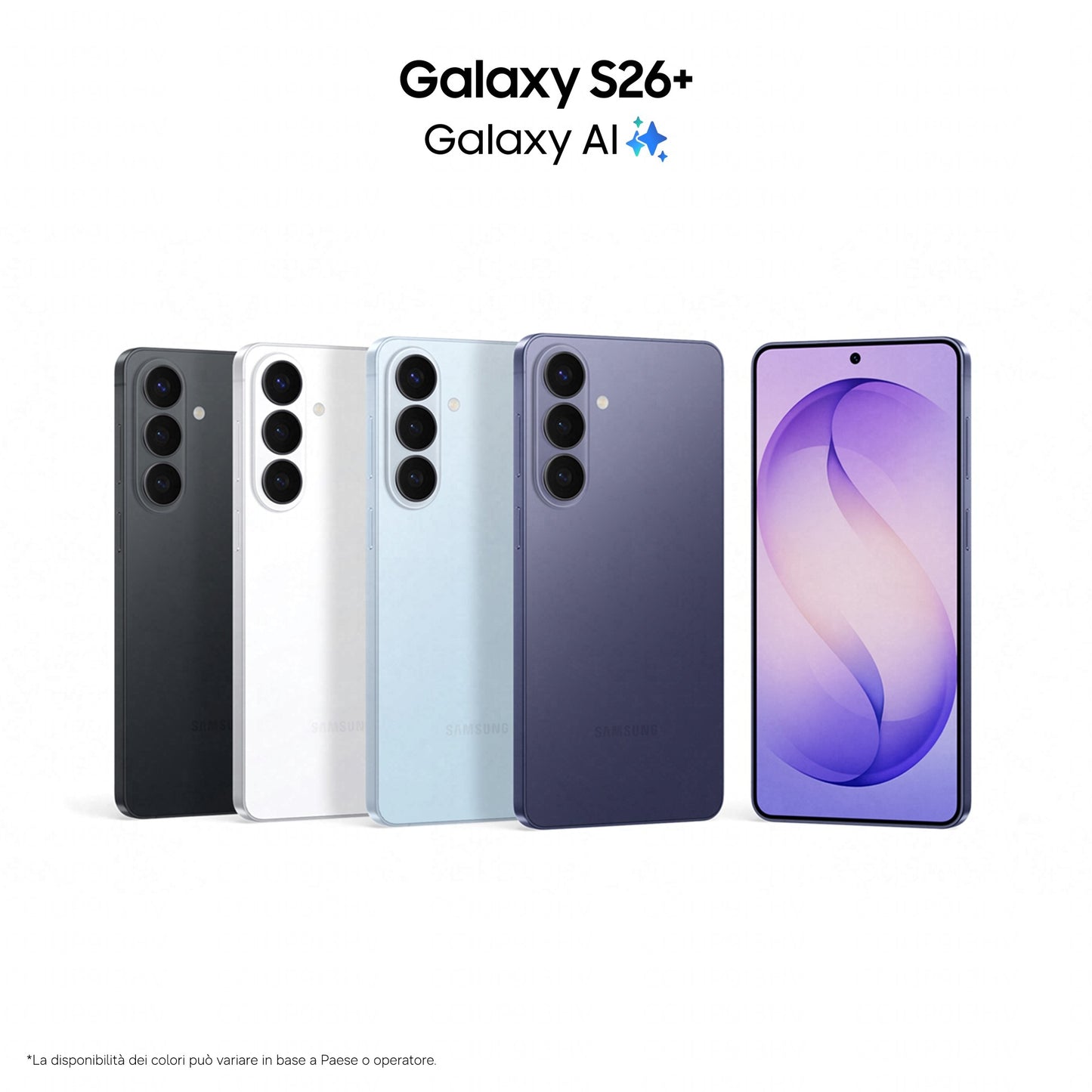 Samsung Galaxy S26+ 17 cm (6.7") Doppia SIM Android 16.0 5G USB tipo-C 12 GB 256 GB 4900 mAh Nero