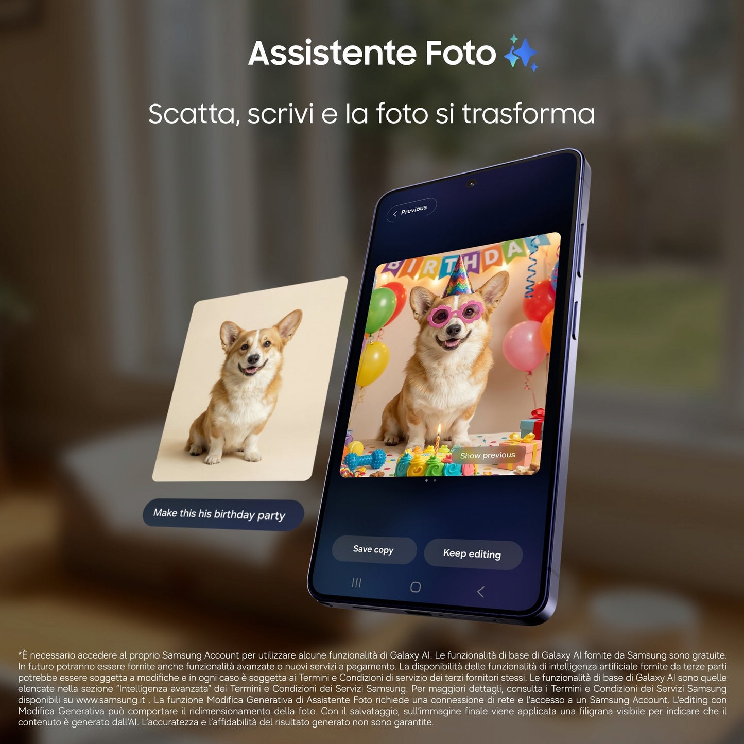 Samsung Galaxy S26 Ultra Smartphone AI, 1TB, Privacy Display integrato, Processore potente, Assistente Foto, Camera 200 MP,