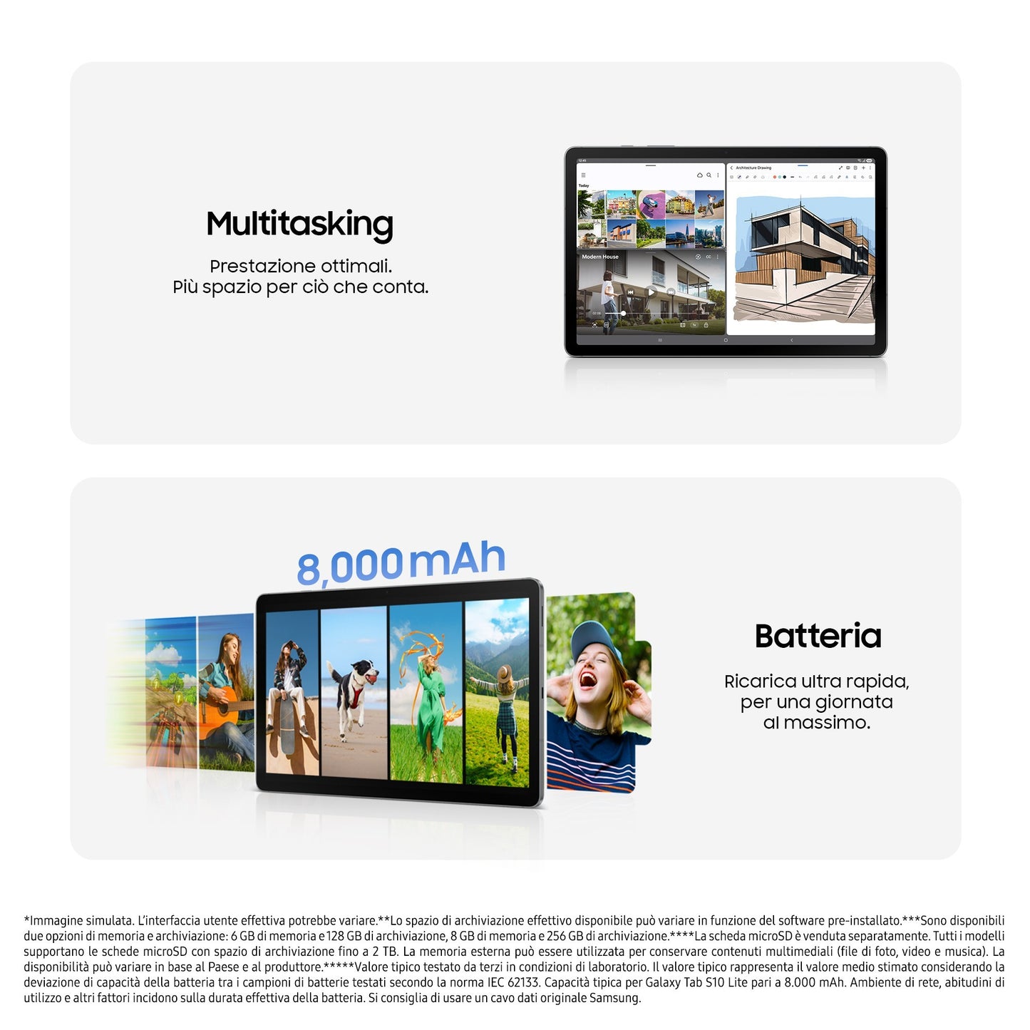 Samsung Galaxy Tab S10 Lite, Tablet Android, WiFi, 8GB RAM, 256GB, 10.9" Dispaly LCD, S Pen, Coral Red