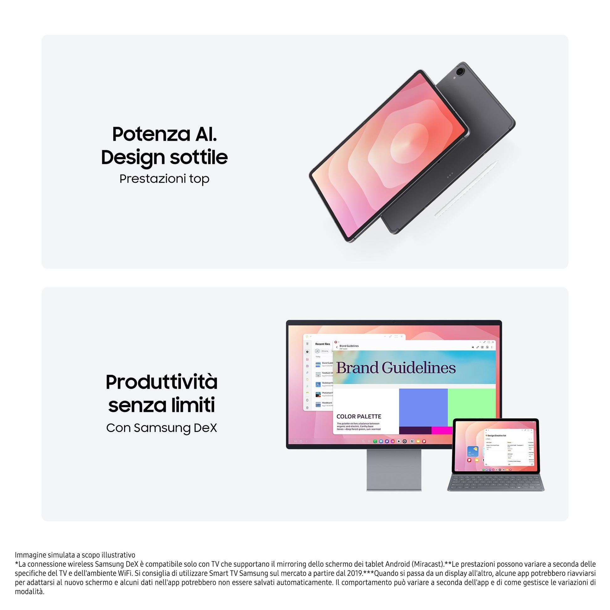 Samsung Galaxy Tab S11, Tablet AI, Wi-Fi, Design Leggero, Strumenti AI Multimodali, DeX, RAM 12GB, 128 GB, Batteria a Lunga