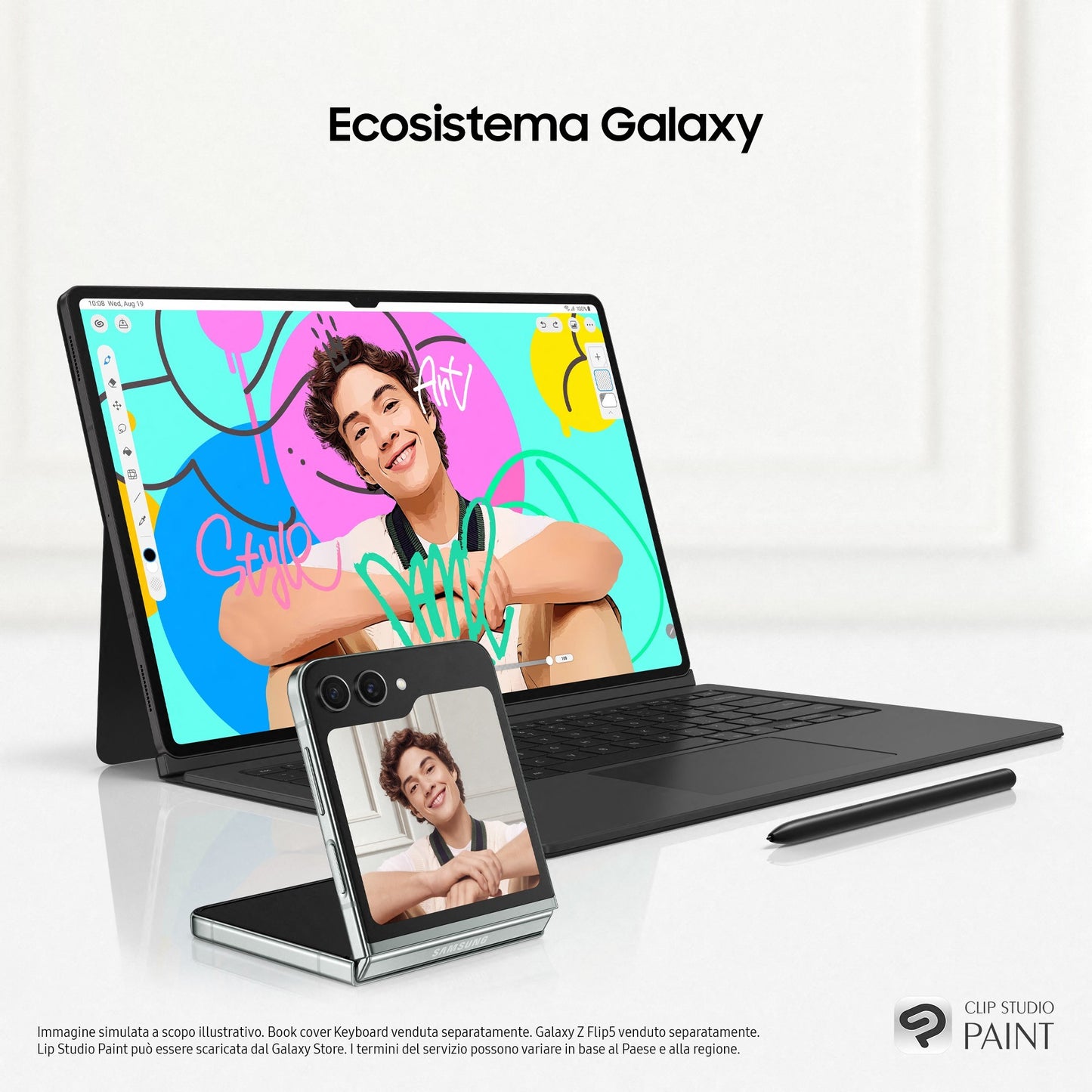 Samsung Galaxy Tab S9 Tablet AI Android 11 Pollici Dynamic AMOLED 2X 5G RAM 12 GB 256 GB Tablet Android 13 Graphite