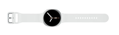 Samsung Galaxy Watch 8 3,3 cm (1.3") AMOLED 40 mm Digitale 438 x 438 Pixel Touch screen Argento Wi-Fi GPS (satellitare)
