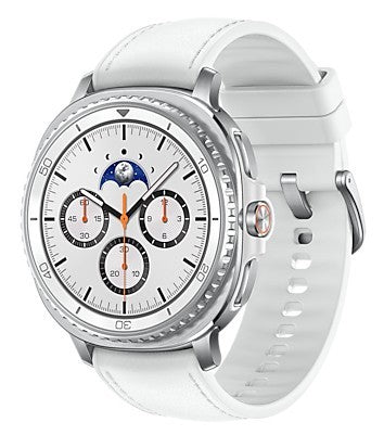 Samsung Galaxy Watch 8 Classic 3,3 cm (1.3") AMOLED 46 mm Digitale 438 x 438 Pixel Touch screen 4G Argento Wi-Fi GPS