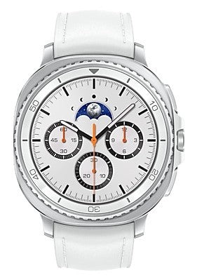 Samsung Galaxy Watch 8 Classic 3,3 cm (1.3") AMOLED 46 mm Digitale 438 x 438 Pixel Touch screen 4G Argento Wi-Fi GPS