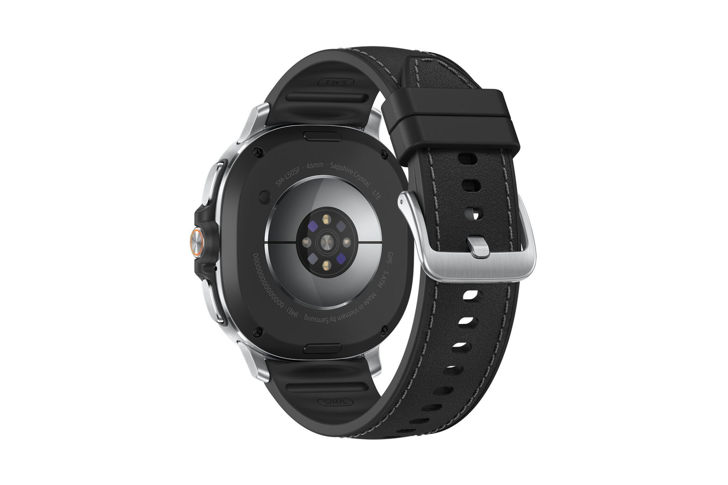 Samsung Galaxy Watch 8 Classic 3,3 cm (1.3") AMOLED 46 mm Digitale 438 x 438 Pixel Touch screen 4G Argento Wi-Fi GPS