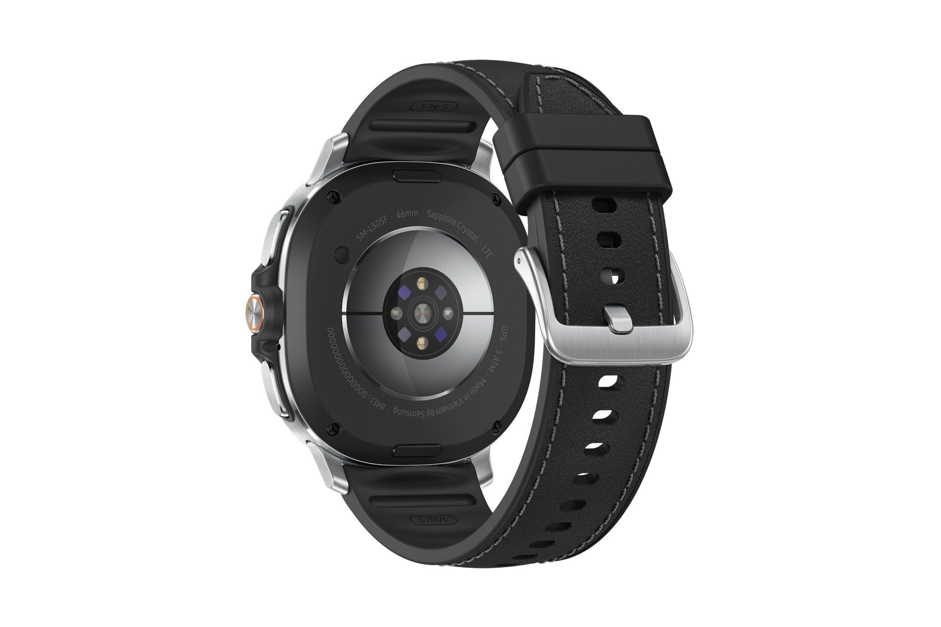 Samsung Galaxy Watch 8 Classic 3,3 cm (1.3") AMOLED 46 mm Digitale 438 x 438 Pixel Touch screen 4G Argento Wi-Fi GPS