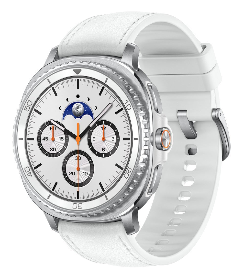 Samsung Galaxy Watch 8 Classic 3,3 cm (1.3") AMOLED 46 mm Digitale 438 x 438 Pixel Touch screen 4G Argento Wi-Fi GPS