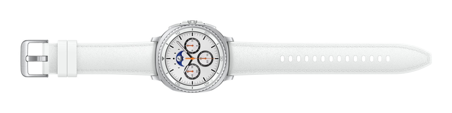 Samsung Galaxy Watch 8 Classic 3,3 cm (1.3") AMOLED 46 mm Digitale 438 x 438 Pixel Touch screen 4G Argento Wi-Fi GPS