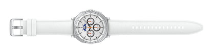 Samsung Galaxy Watch 8 Classic 3,3 cm (1.3") AMOLED 46 mm Digitale 438 x 438 Pixel Touch screen 4G Argento Wi-Fi GPS