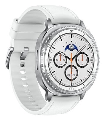 Samsung Galaxy Watch 8 Classic 3,3 cm (1.3") AMOLED 46 mm Digitale 438 x 438 Pixel Touch screen 4G Argento Wi-Fi GPS
