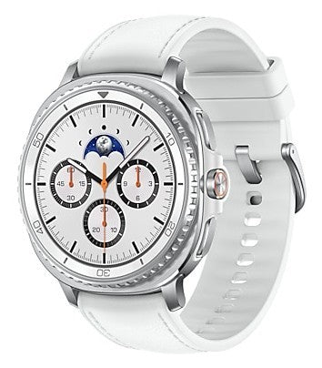 Samsung Galaxy Watch 8 Classic 3,3 cm (1.3") AMOLED 46 mm Digitale 438 x 438 Pixel Touch screen Argento Wi-Fi GPS (satellitare)