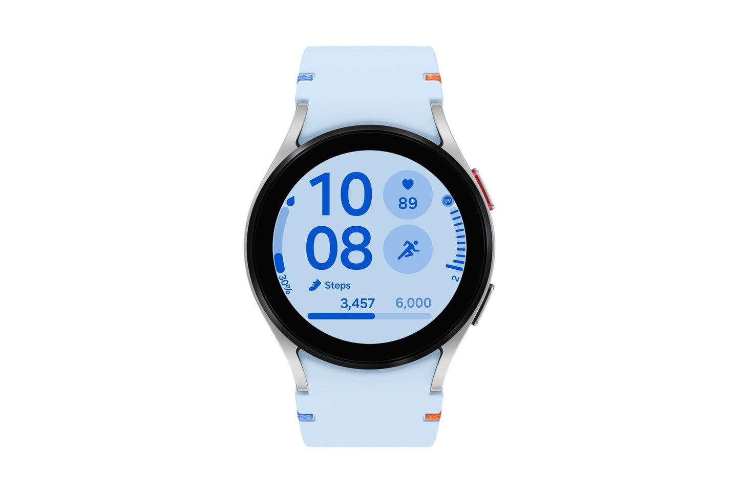 Samsung Galaxy Watch FE SM-R861N 3,05 cm (1.2") AMOLED 40 mm Digitale 396 x 396 Pixel Touch screen Argento Wi-Fi GPS
