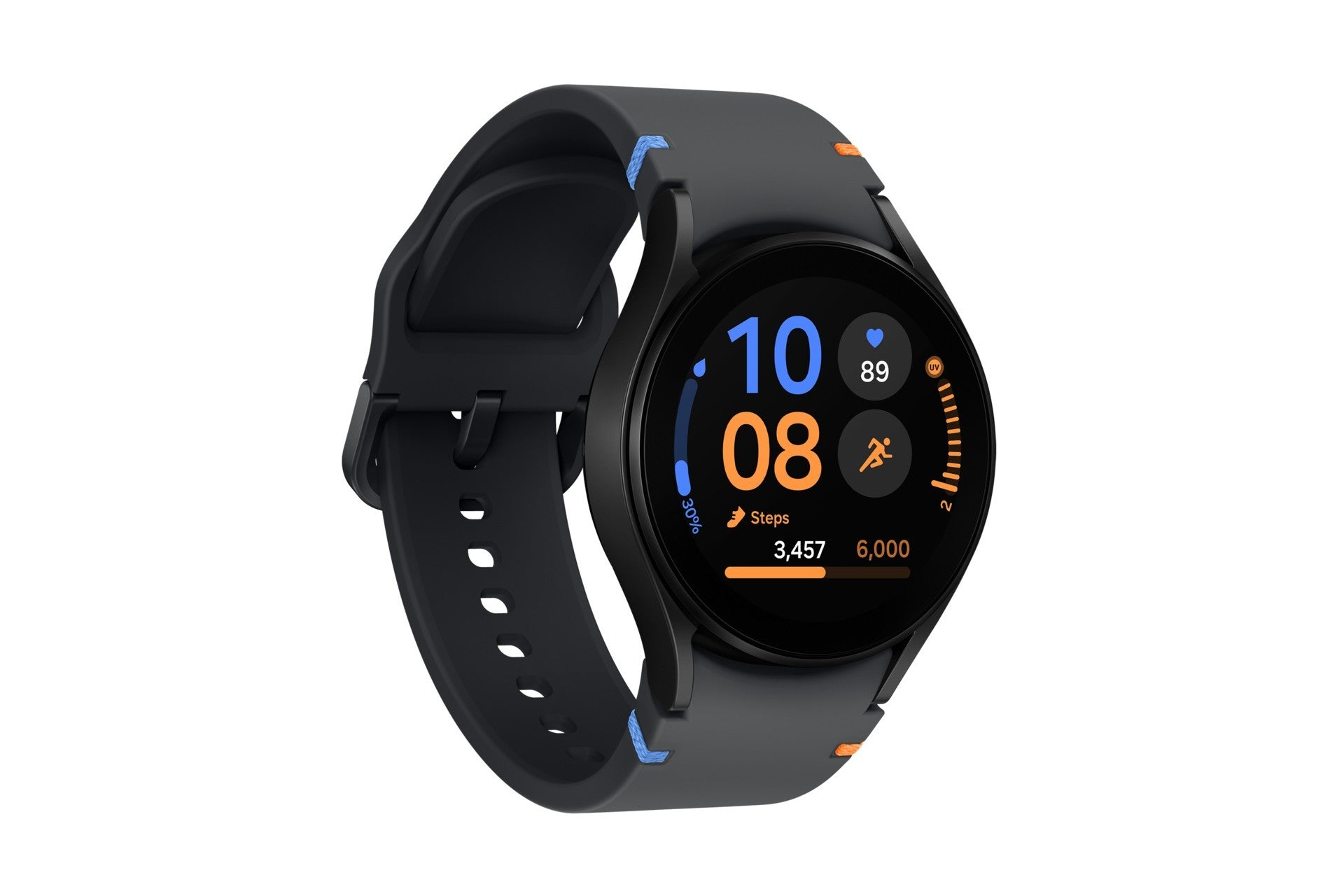 Samsung Galaxy Watch FE SM-R861N 3,05 cm (1.2") AMOLED 40 mm Digitale 396 x 396 Pixel Touch screen Nero Wi-Fi GPS (satellitare)